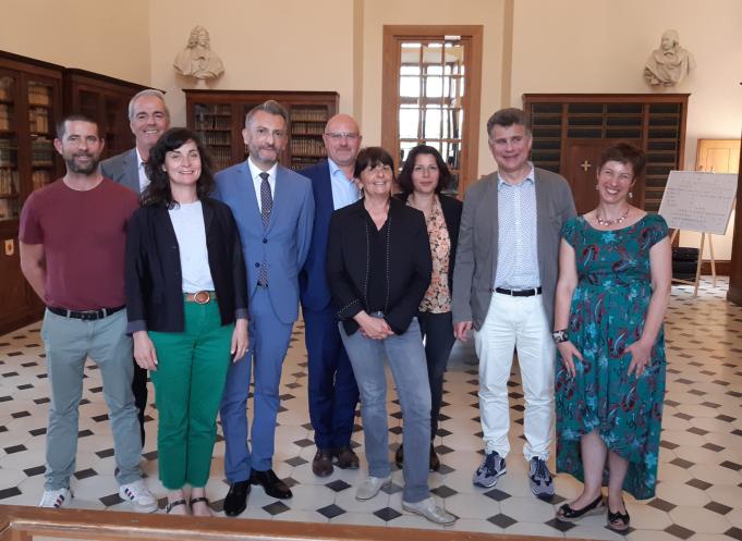 La première étape de ce Mécénat Tour occitan s'était déroulée au château de Castries (Hérault), le 24 mai 2023. (Photo : DRAC de Montpellier)