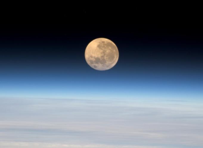 La Lune vue depuis la SSI. Esa/Nasa/2016. 