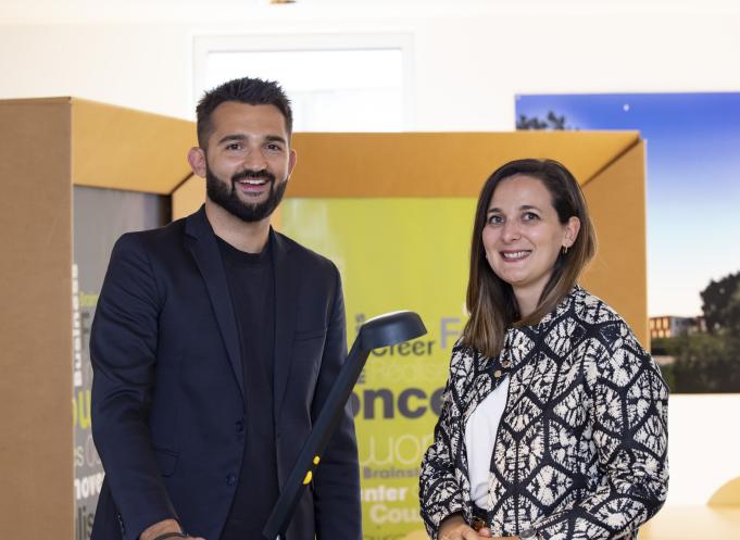 Paul Dupeyre et Marion Guiraud, qui ont créé Polux, sont accompagnés au sein de l'incubateur de Castres-Mazamet Technopole. (Photo : Castres-Mazamet Technopole)