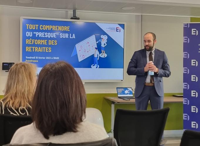 Florent Sarrazin est venu à la rencontre des adhérents de Toulouse et de la Haute-Garonne (Photo : Medef 31)