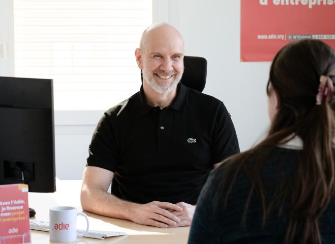 Christophe Nicaud, directeur régional de l’Adie en Occitanie. (Photo Alain Le Coz)