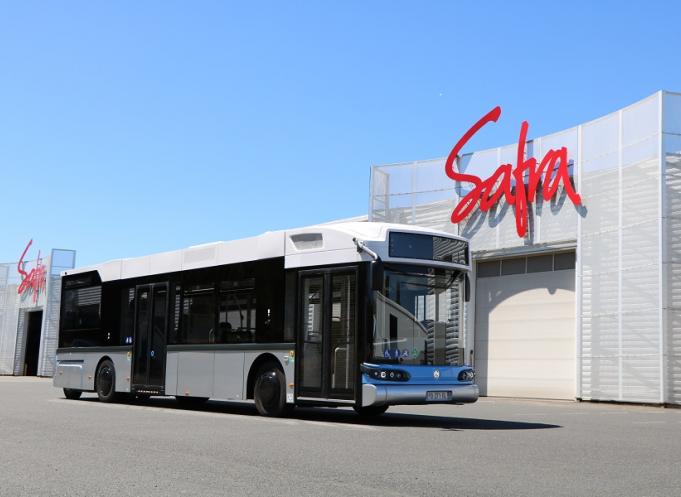 Un bus à hydrogène de Safra