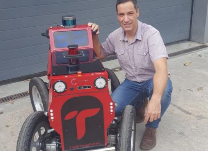 Benjamin Talon, cofondateur du robot Twinswheel. Les projets d'investissement de sa société Soben ont été retenus par la nouvelle plateforme de financement Epargne Occitanie.