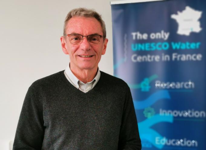L'hydrologue Eric Servat est le directeur de l'Icireward, à Montpellier. (Photo : Sylvie Brouillet - Entreprises Occitanie)