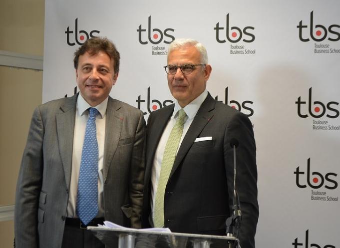François Bonvalet, directeur général de TBS et Alain di Crescenzo, président du CA