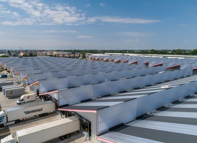 Le nouveau site logistique de Fondeyre, à quelques centaines de mètres du Grand Marché Min Toulouse Occitanie. 