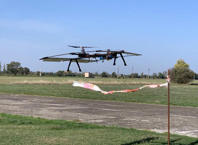 La start-up de Toulouse Tidav Aero travaille sur un modèle de drone ultra léger qui peut voler jusqu'à des vents de 50 km/h. (Photo : Tidav Aero)