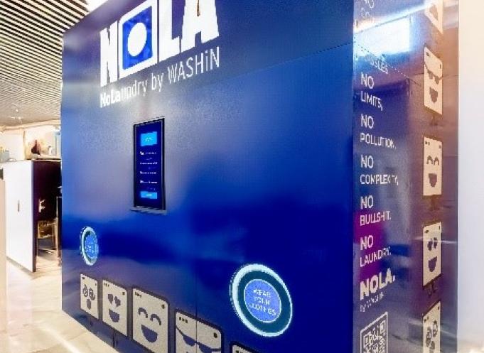 NoLa, développé par Washin, révolutionne la laverie avec un système intelligent conçu pour éliminer les contraintes liées au lavage du linge et réduire les temps d'attente. (Photo Washin)