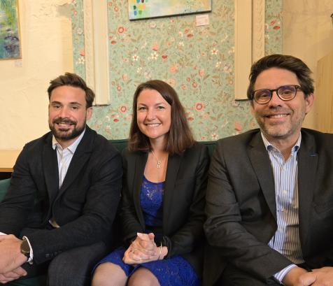De gauche à droite : Florent Poitevin, Maguelone Pontier et Pierre-Olivier Nau. (Photo Dorian Alinaghi Entreprises)