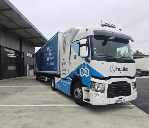 En Occitanie, les premiers essais du camion hydrogène HyT44 confirment le potentiel de cette technologie pour accélérer la décarbonation du transport routier longue distance. (Photo Dorian Alinaghi)