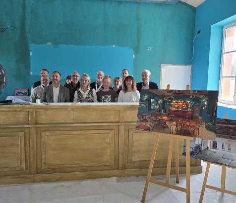 Au cœur de L’Envol des Pionniers, le Café des Pionniers s’apprête à ouvrir ses portes dans une ambiance inspirée des années folles. (Photo Dorian Alinaghi)