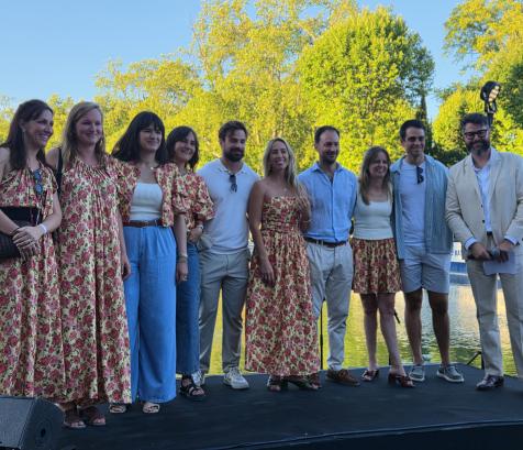 De gauche à droite les membres du Comex40 Haute-Garonne : Margaux Piantoni, Chloé Meunier, Mathilde Lise, Charlotte Frey, Florent Poitevin, Salomé Géraud, Paul Vincent Grégot-Tricoire, Candice Lourdin, Sébastien Herrera et Vincent Furlan. (Photo Dorian Alinaghi)