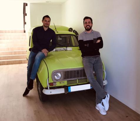 Laurent Assis-Arantes et Johan Branca, fondateurs d'Opisto. (Photo Opisto)