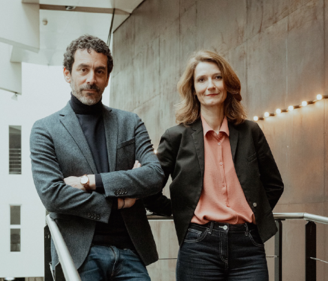 Matthieu Cruciani et Émilie Capliez, directeurs  du Théâtre de la Cité. (Photo Siimon Gosselin)