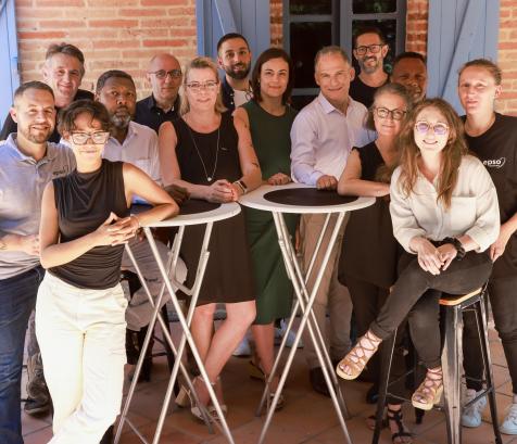 L’équipe d’EPSO, entreprise de propreté et de services aux entreprises, implantée en Occitanie. (Photo EPSO)