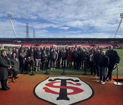 Le 29 janvier à Toulouse, la Banque Populaire Occitane a distingué trois exploitations agricoles pour leur capacité d’adaptation, leur performance économique et leurs projets de développement. (Photo Banque Populaire Occitane)