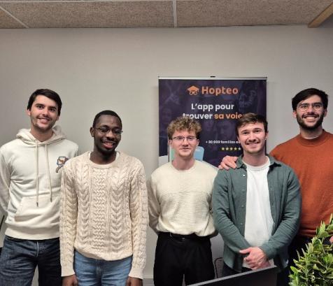 Hopteo, une application d’orientation née à Albi, accompagne désormais les jeunes du collège jusqu’à l’entrée dans la vie professionnelle grâce à un parcours personnalisé et indépendant. (Photo Hopteo)