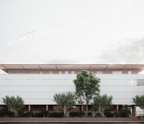 Ce nouvel établissement, actuellement en construction à Toulouse-Montaudran, accueillera notamment des activités d’hospitalisation de jour et de consultation dans plusieurs spécialités. (Photo agence YE)