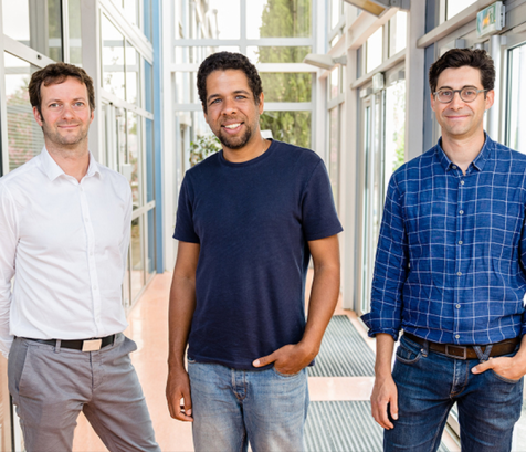 Romain Di costanzo, Alain Fontaine et Ludovic Barbès, les fondateurs d’Hycco. (Phto Hycco)