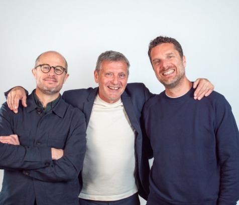 De gauche à droite : Maxime Coisy, cofondateur et dirigeant de Gunsmoke ; Éric Dufour, dirigeant de Chirripo ; Antoine Stora, cofondateur et dirigeant de Gunsmoke. (Photo Gunsmoke)