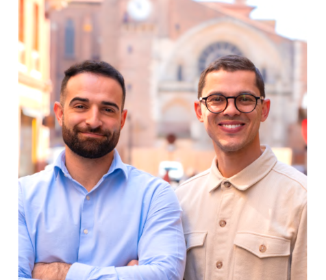 Lucas Pinos et Alexandre Garnier, fondateurs de Novoma. (Photo Novoma)