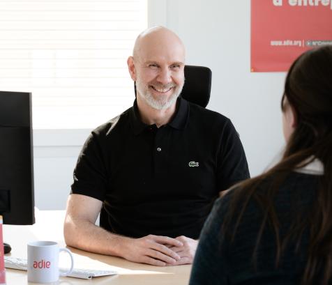 Christophe Nicaud, directeur régional de l’Adie en Occitanie. (Photo Alain Le Coz)