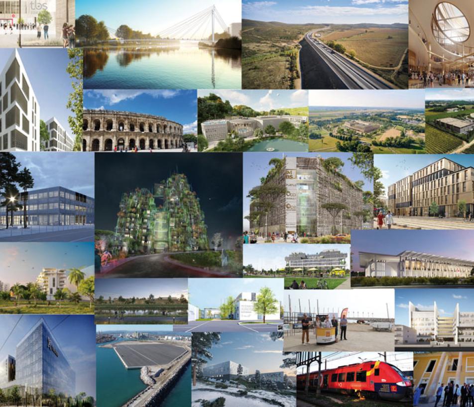 Les différents chantiers marquant l'année 2023 dans notre région.