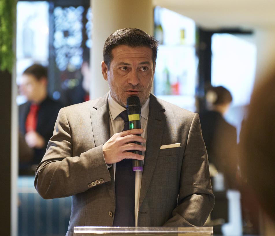 Thomas Fantini, président du Medef Haute-Garonne. (Photo Pierre Carton)