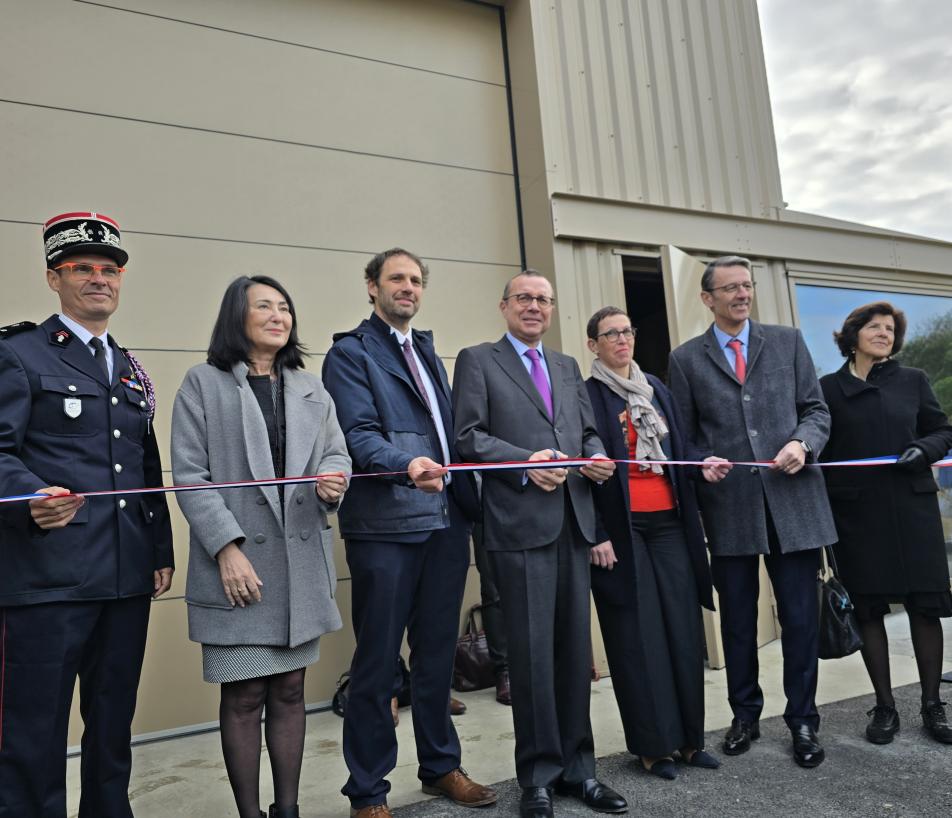 L'inauguration du Centre de formation à la gestion des catastrophes de Toulouse a eu lieu le jeudi 25 avril 2024. (Photo Dorian Alinaghi - Entreprises Occitanie)
