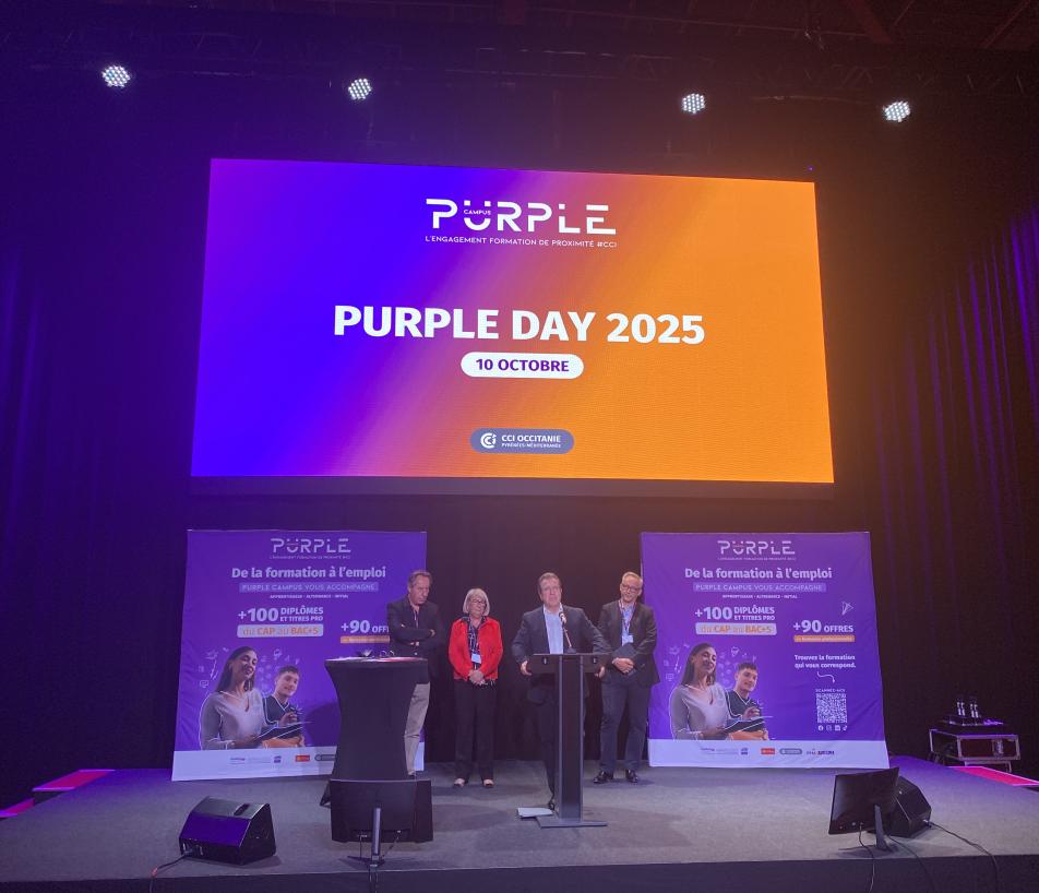 Avec ce Purple Day 2025, Purple Campus confirme non seulement la solidité de son modèle, mais aussi son ambition de continuer à façonner la formation de demain en Occitanie, au service des talents et des entreprises. (Photo Purple Campus)