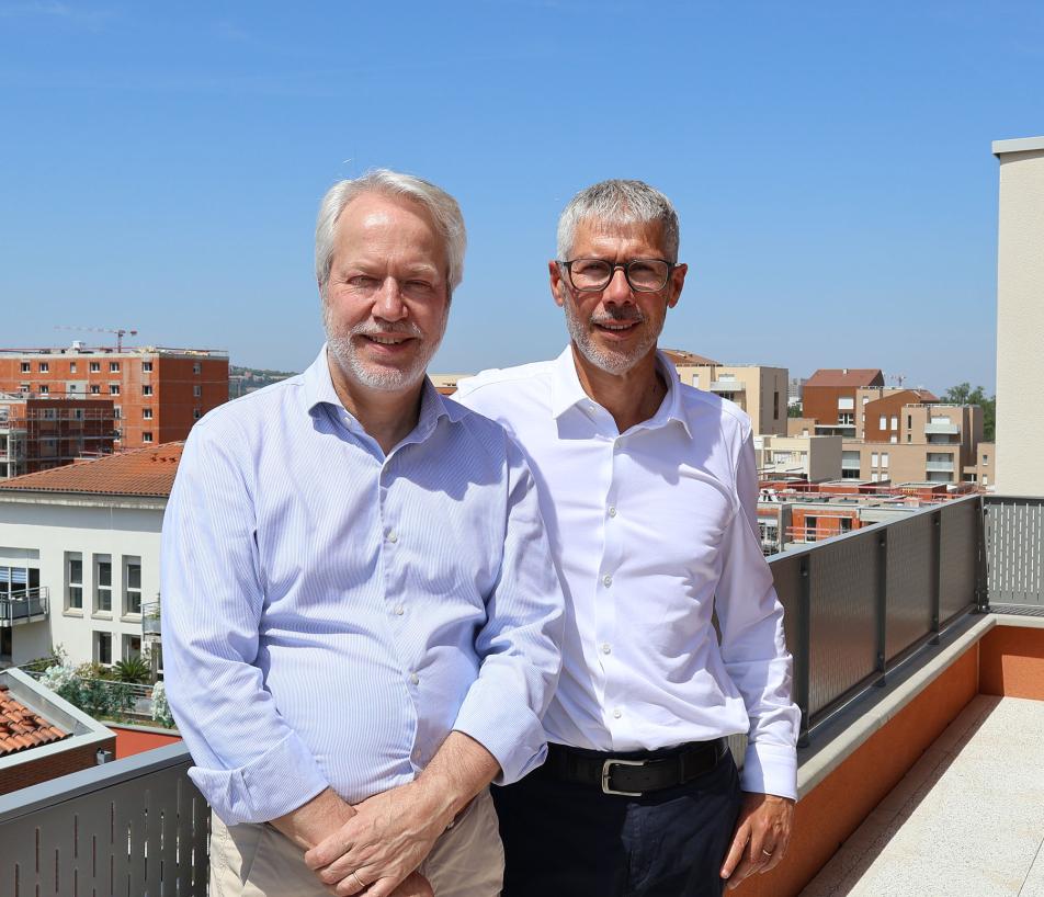 Philippe Wallaert, président de Promologis et Philippe Pacheu, le directeur général. (Photo Promologis)