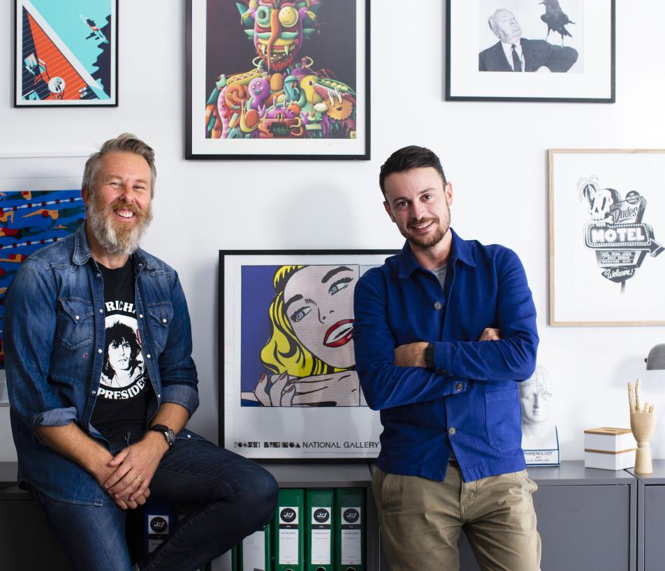 Jacques Grimal et Alban Taravello, fondateurs de W2P Records. (Photo W2P Records)