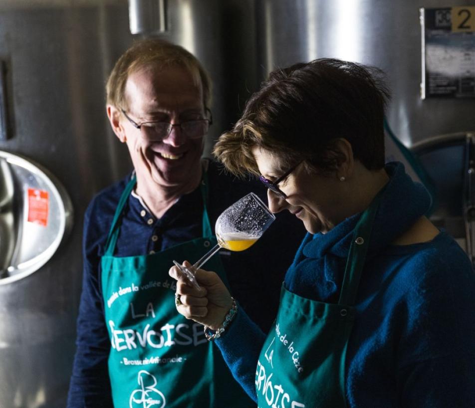 Marc et Cathy Etienne de la Brasserie Etienne. (Photo La Brasserie Etienne)
