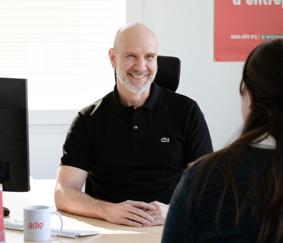 Christophe Nicaud, directeur régional de l’Adie en Occitanie. (Photo Alain Le Coz)